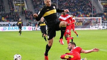 El Stuttgart perdió ante el Dusseldorf y sigue sin salir del antepenúltimo puesto.