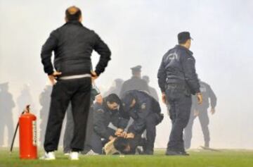 Suspendido el Panathinaikos-Olympiacos antes de empezar