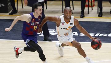 Jayson Granger, durante la final de la ACB que ha enfretnado al Bar&ccedil;a y al Baskonia