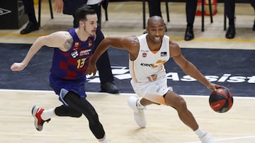 Jayson Granger, durante la final de la ACB que ha enfretnado al Bar&ccedil;a y al Baskonia