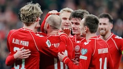 Dinamarca liquida a Macedonia del Norte en diez minutos