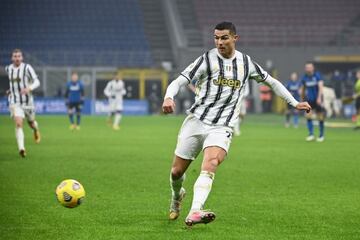 02 February 2021, Italy, Milan: Juventus' Cristiano Ronaldo in action during the Coppa Italia semi-final first leg soccer match between Inter Milan and Juventus