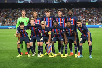 Equipo del FC Barcelona.