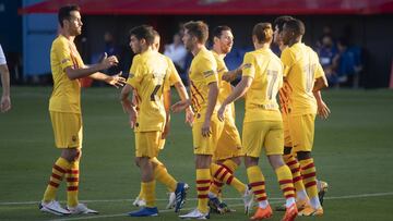 12/09/20 partido amistoso de pretemporada en el estadio Johan Cruyff de la Ciutat Esportiva Joan Gamper disputado sin público a causa de las medidas sanitarias por la Covid-19
BARCELONA - NASTIC DE TARRAGONA
ALEGRIA