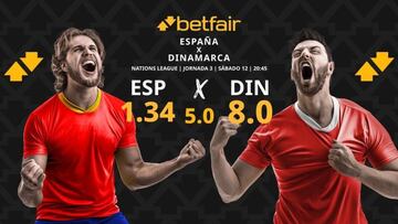 España vs. Dinamarca: horario, TV, pronósticos, estadísticas y clasificación