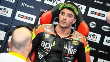 El piloto de motos italiano Andrea Iannone.