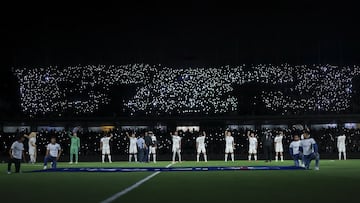 Players of Pumas during the game Pumas UNAM vs Guadalajara, corresponding to Round 17 of the Torneo Apertura 2023 of the Liga BBVA MX, at Olimpico Universitario Stadium, on November 11, 2023. 

<br><br>

Jugadores de Pumas durante el partido Pumas UNAM vs Guadalajara, correspondiente a la Jornada 17 del Torneo Apertura 2023 de la Liga BBVA MX, en el Estadio Olimpico Universitario, el 11 de Noviembre de 2023