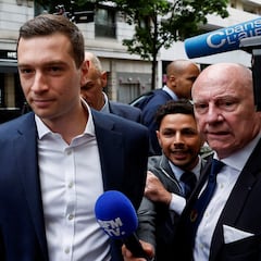 La historia de amor de Jordan Bardella con la sobrina de Le Pen