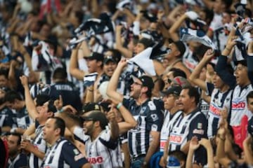 La afición de Monterrey festejó el gol