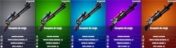 Todas las escopetas de carga de la Temporada 5 de Fortnite