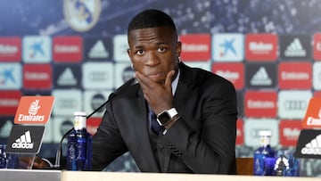 El jugador brasile&ntilde;o del Real Madrid, Vinicius Junior.
 