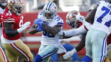 Mientras el running back de 24 años se prepara en México para la siguiente temporada, los Cowboys cayeron en su primer duelo de pretemporada.