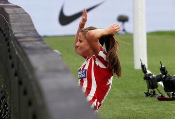 Las mejores im¨¢genes del Atl¨¦tico de Madrid - Barcelona de Champions League femenina