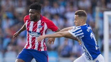 Thomas, en el partido ante la Real.