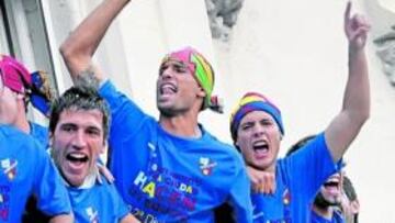 <b>INOLVIDABLE. </b>El Huesca logró uno de los mayores hitos de su historia logrando el ascenso a Segunda.