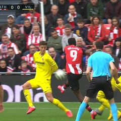 Lo de las manos da para película: el penalti de Pau que indigna al Villarreal