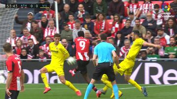 Lo de las manos da para película: el penalti de Pau que indigna al Villarreal