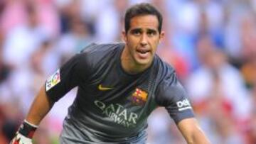 Claudio Bravo ha jugado todos los partidos de Liga, pero ninguno de la Champions.