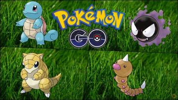 Estos fueron los candidatos: Squirtle, Weedle, Sandshrew y Gastly