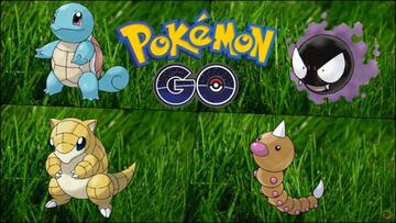 Estos fueron los candidatos: Squirtle, Weedle, Sandshrew y Gastly