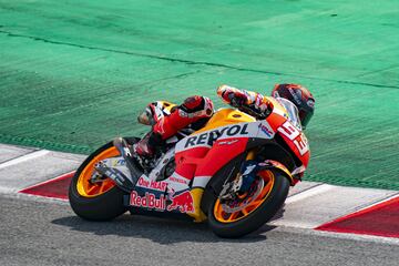 El piloto nacido en Cervera ha realizado un test privado  en el Circuit de Barcelona-Catalunya, es su primer entrenamiento tras la grave lesión que sufrió. La moto utilizada ha sido la RC213V-S, un modelo de Honda imilar a una auténtica MotoGP que entrega una potencia de 215 CV a 10.500 rpm y pesa 160 kilogramos.