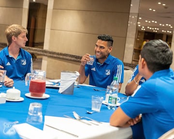 Primer día de Falcao García en Millonarios.