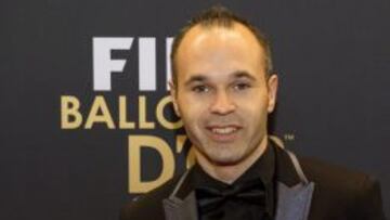 El medio campista espa&ntilde;ol Andr&eacute;s Iniesta.