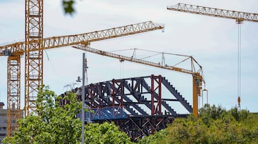 El avance de las nuevas gradas del estadio se puede apreciar cada día que pasa.