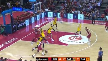 La gran esperanza del baloncesto español destrozando la cadera a Mirotic