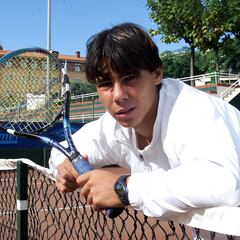 La evolución física de Rafa Nadal desde sus inicios