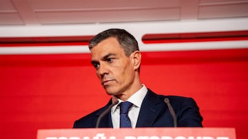 El presidente del Gobierno y Secretario General del PSOE, Pedro Sánchez, durante una rueda de prensa, en la sede del PSOE en Ferraz, a 12 de junio de 2025, en Madrid (España). Sánchez comparece después de que el secretario de organización del PSOE haya presentado su dimisión de todos los cargos dentro del partido y haya entregado su acta de diputado. El presidente del Gobierno ha pedido perdón a la ciudadanía por haber confiado en Santos Cerdán y ha anunciado que convocará una auditoría externa para las cuentas del partido socialista además de la inmediata reestructuración de la organización interna.
12 JUNIO 2025
Gabriel Luengas / Europa Press
12/06/2025