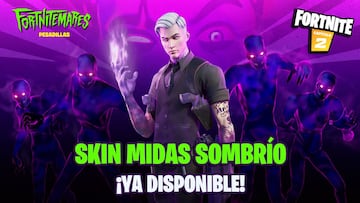 Fortnite: skin Midas Sombrío ya disponible; precio y contenidos