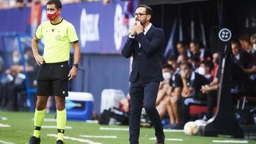 Bordalás, en El Sadar.