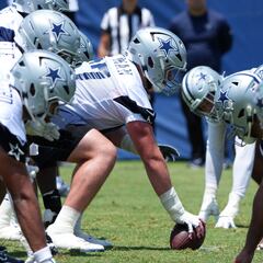 Offensive line disaster? Cowboys get manhandled in joint practice