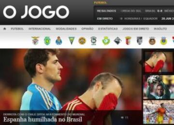 Portadas de la prensa extranjera