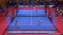Amar¨¢s al p¨¢del tras este punto de ¨¦poca en la final femenina