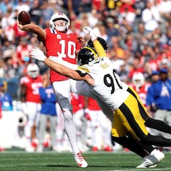Steelers sobreviven a Patriots gracias a las pérdidas de balón
