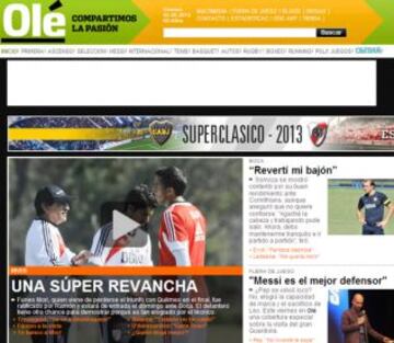 Portadas de la prensa extranjera