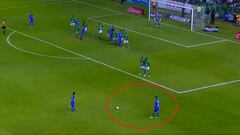 ¿Desde dónde la clavó Yoshimar Yotún de tiro libre en México?