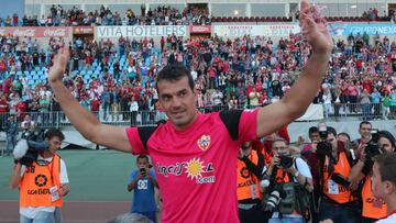 Esteban: "El Almería me dio mucho más a mí que yo a ellos"