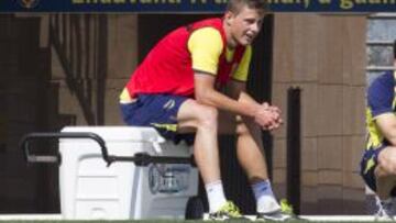 Aleksandar Pantic durante un entrenamiento.