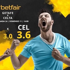 Getafe CF vs. RC Celta de Vigo: horario, TV, estadísticas, clasificación y pronósticos