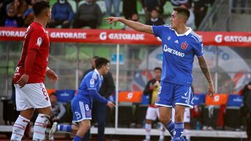 Futbol, Universidad de Chile vs Nublense.
Fecha 18, campeonato Nacional 2022.
El jugador de Universidad de Chile Ignacio Tapia es fotografiado durante el partido de primera division contra Nublense disputado en el estadio Elias Figueroa de Valparaiso, Chile.
17/07/2022
Andres Pina/Photosport

Football, Universidad de Chile vs Nublense.
18th turn, 2022 National Championship.
Universidad de Chile's player Ignacio Tapia is pictured during the first divsion match against Nublense held at the Elias Figueroa stadium in Valparaiso, Chile.
17/07/2022
Oscar Tello/Photosport