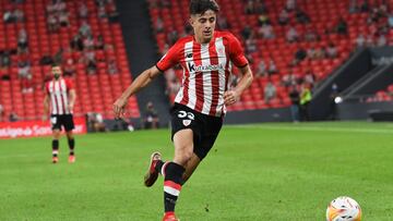 Nico Serrano, debutante en el Athletic