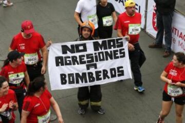 El Maratón de Santiago en imágenes