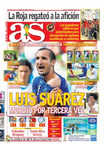 Las portadas de AS de junio