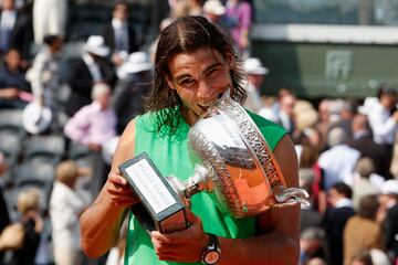 Rafa Nadal ganó a Roger Federer por 6-1, 6-3, 6-0.