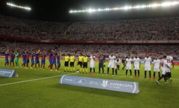 Sevilla-Barcelona de Supercopa en imágenes