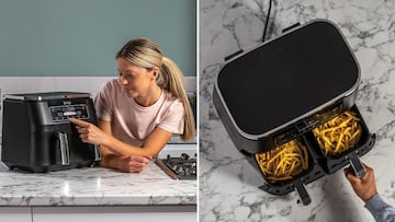 Ninja Foodi Dual Zone: así es la freidora de aire que cocina dos platos distintos a la vez