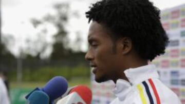 Cuadrado se alista para jugar la Copa América.